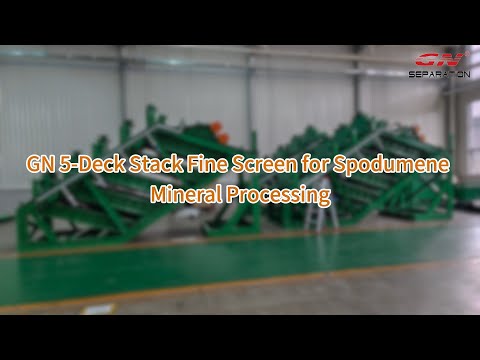 GN New Types Vibrating Screen Equipment for Mining Application
