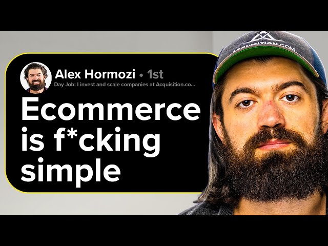 Alex Hormozi's Ratschläge zum ECommerce