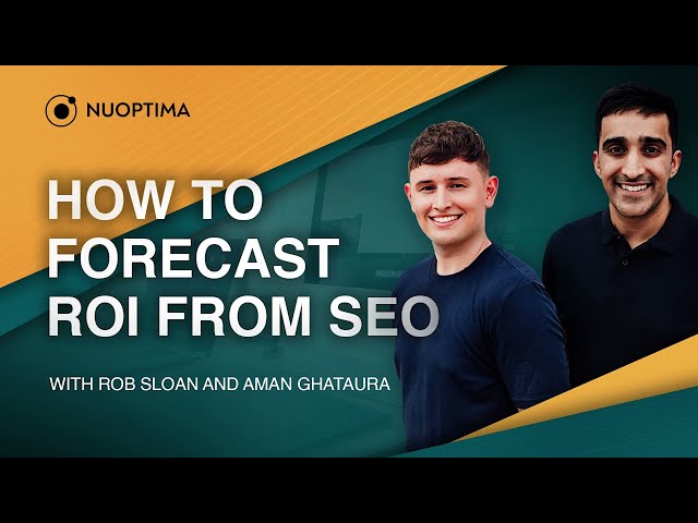 Wie man den ROI von SEO prognostiziert