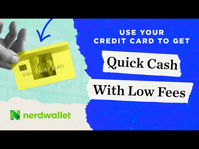 Use Your Credit Card to Get Quick Cash with Low Fees